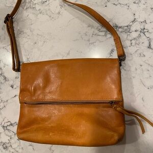 ABLE Cognac crossbody purse